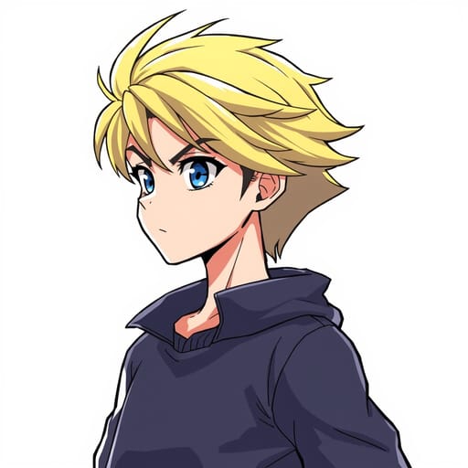 Anime Boy PFP example generated by PFPPop