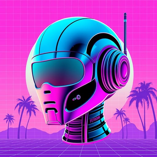 Vaporwave PFP example generated by PFPPop